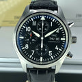 2009 IWC Pilot Chronograph IW371701 Day & Date Mint Condition With Box & Papers