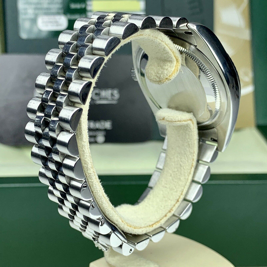 2009 Rolex Datejust 116234 Factory Diamond Blue Jubilee Box & Papers
