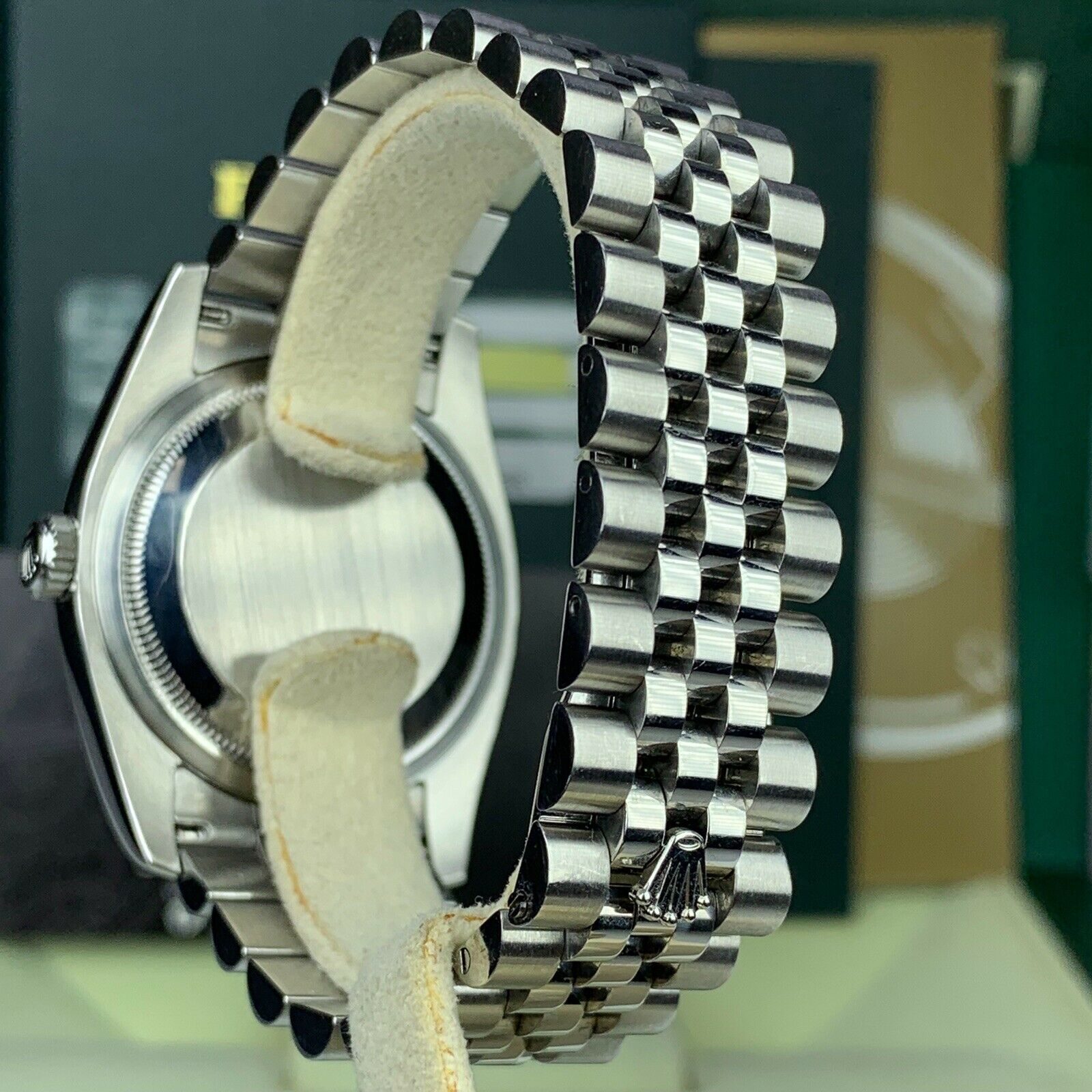 2009 Rolex Datejust 116234 Factory Diamond Blue Jubilee Box & Papers