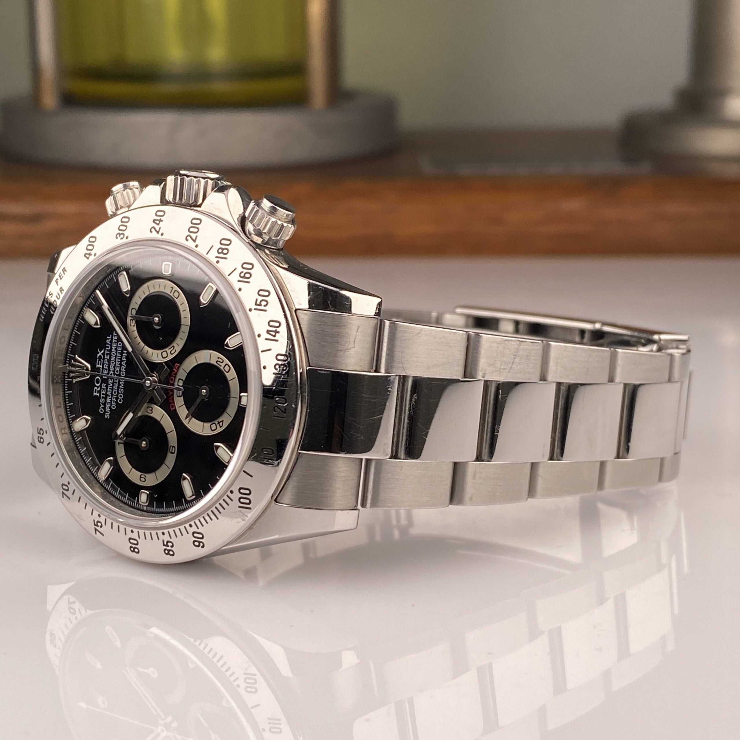 2009 Rolex Daytona 116520 Black Dial Unpolished Great Condition