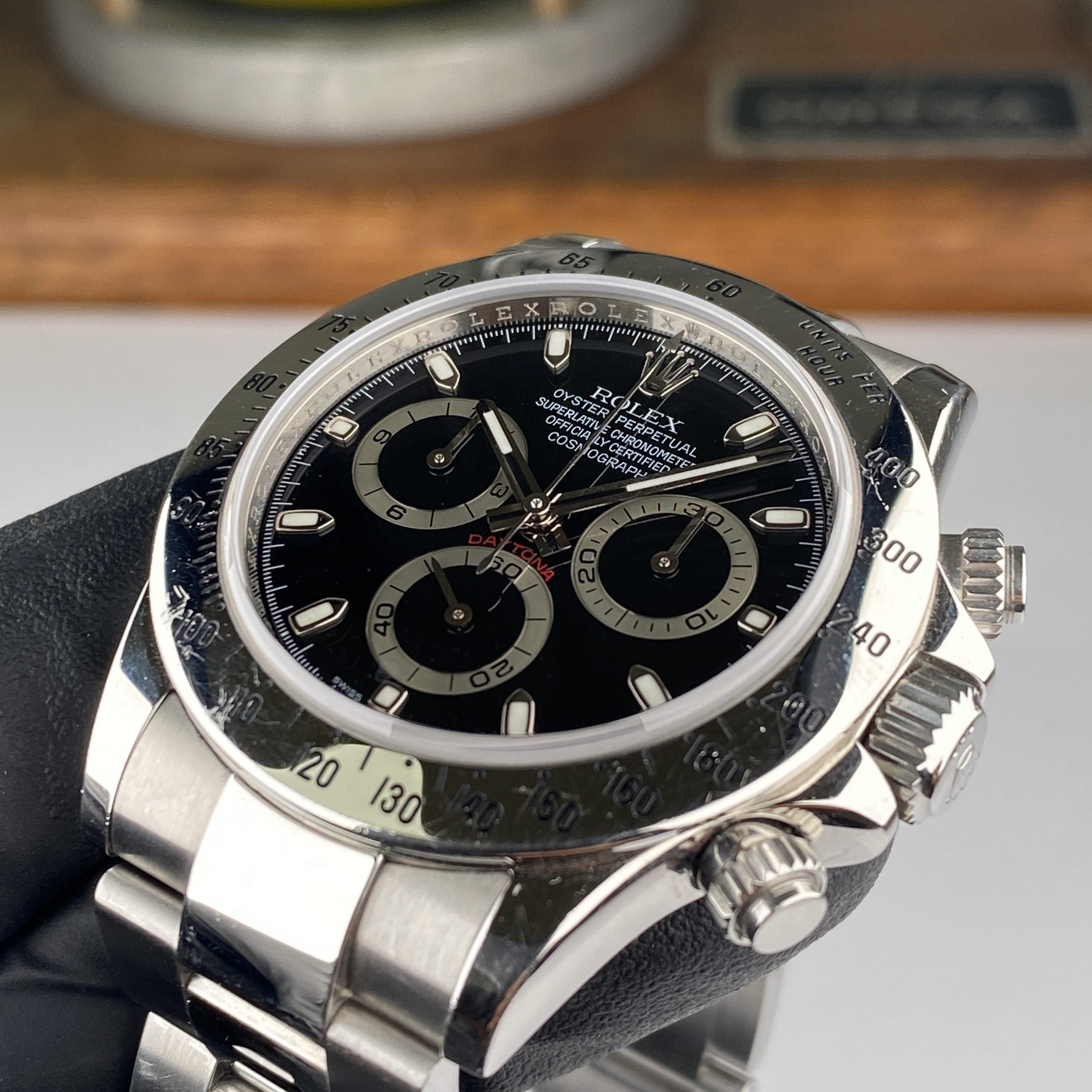2009 Rolex Daytona 116520 Black Dial Unpolished Great Condition