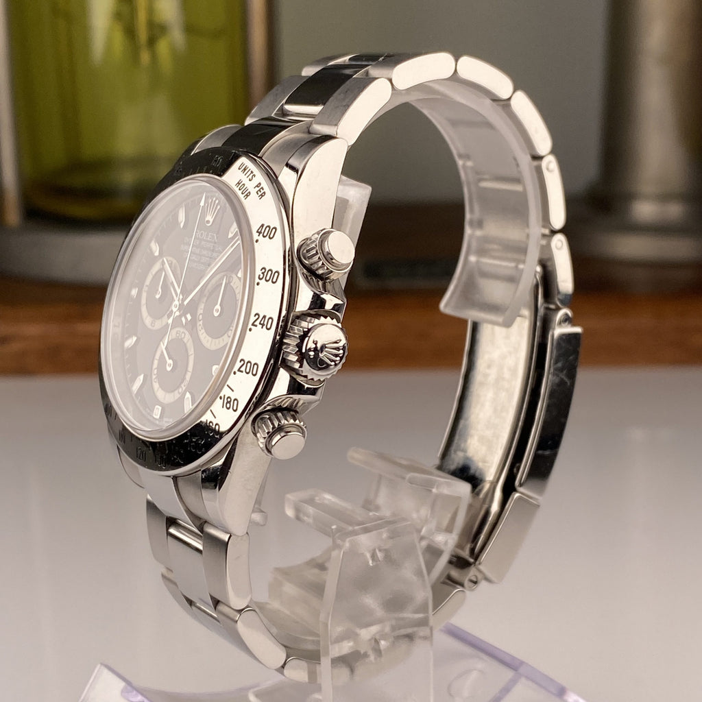 2009 Rolex Daytona 116520 Black Dial Unpolished Great Condition