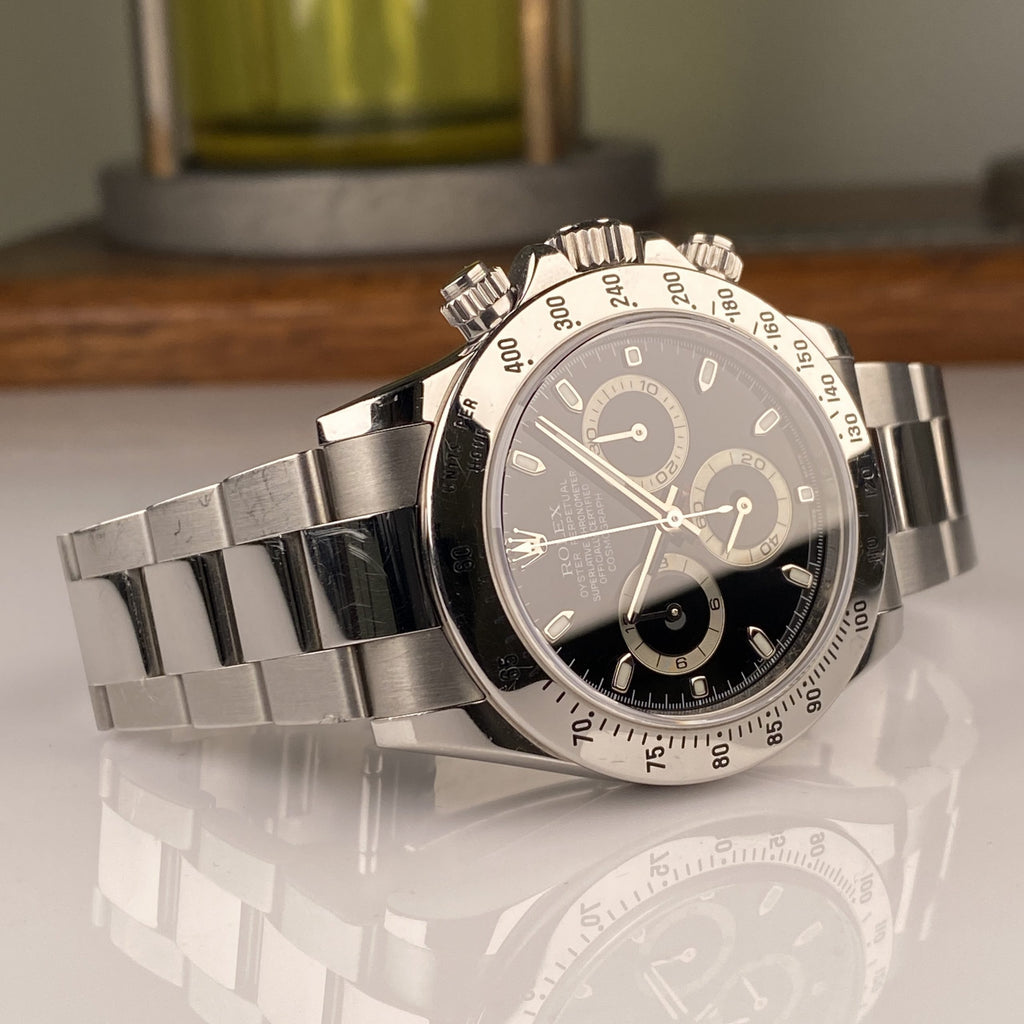 2009 Rolex Daytona 116520 Black Dial Unpolished Great Condition