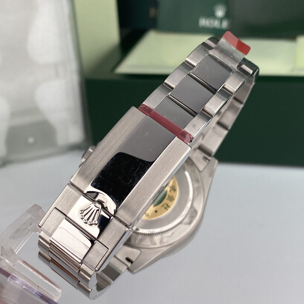 2009 Rolex Daytona 116520 New Old Stock Black Dial Full Stickers NOS Large Buckle Complete