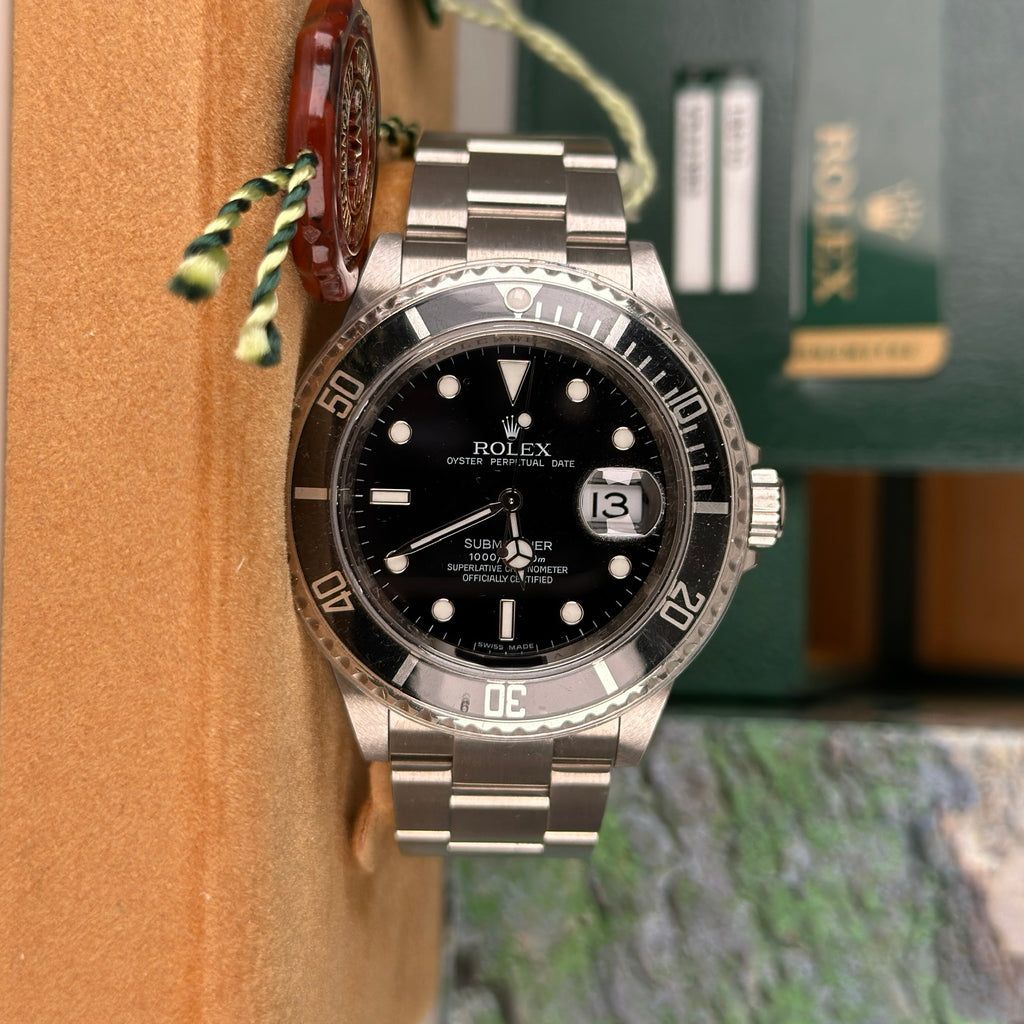 2010 Rolex Submariner 16610 New Old Stock Full Stickers complete set NOS