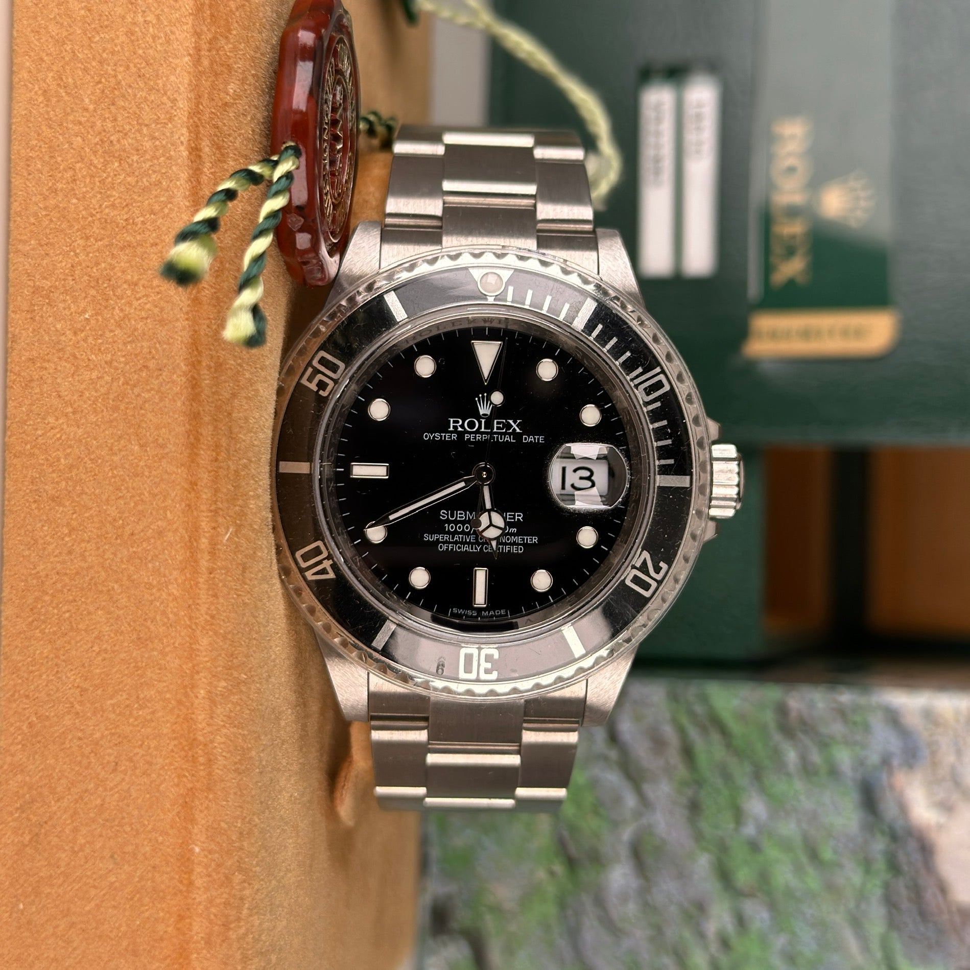 2010 Rolex Submariner 16610 New Old Stock Full Stickers complete set NOS