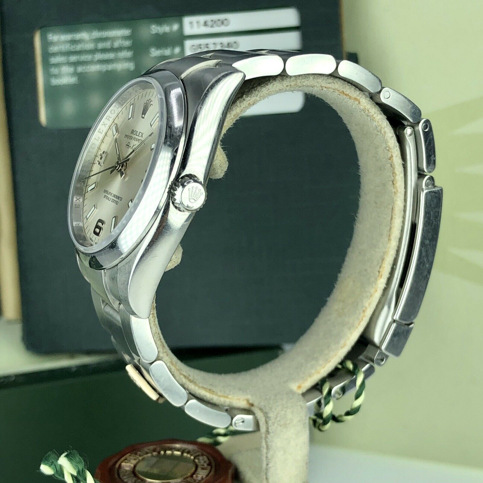 2012 Rolex Air-King 114200 Domino’s Pizza with Box and Papers