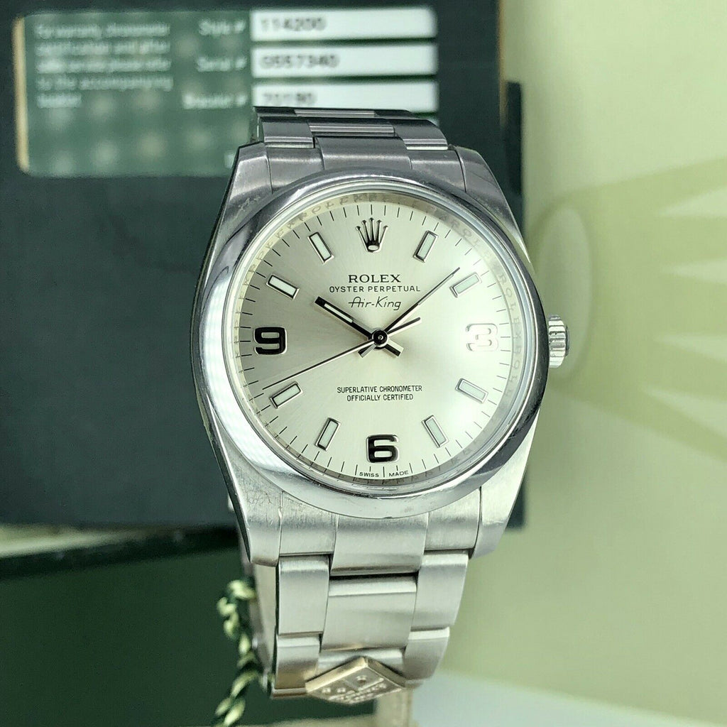 2012 Rolex Air-King 114200 Domino’s Pizza with Box and Papers