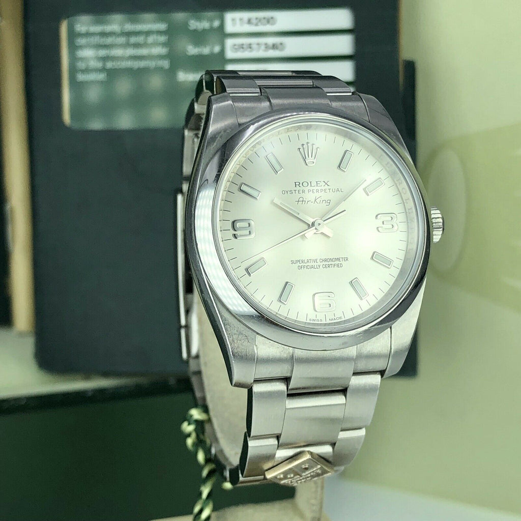 2012 Rolex Air-King 114200 Domino’s Pizza with Box and Papers
