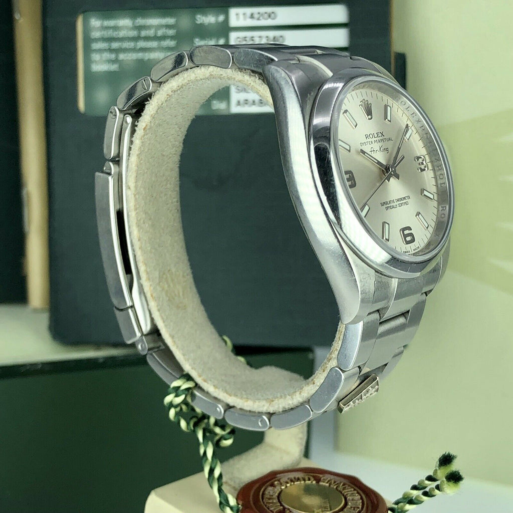 2012 Rolex Air-King 114200 Domino’s Pizza with Box and Papers