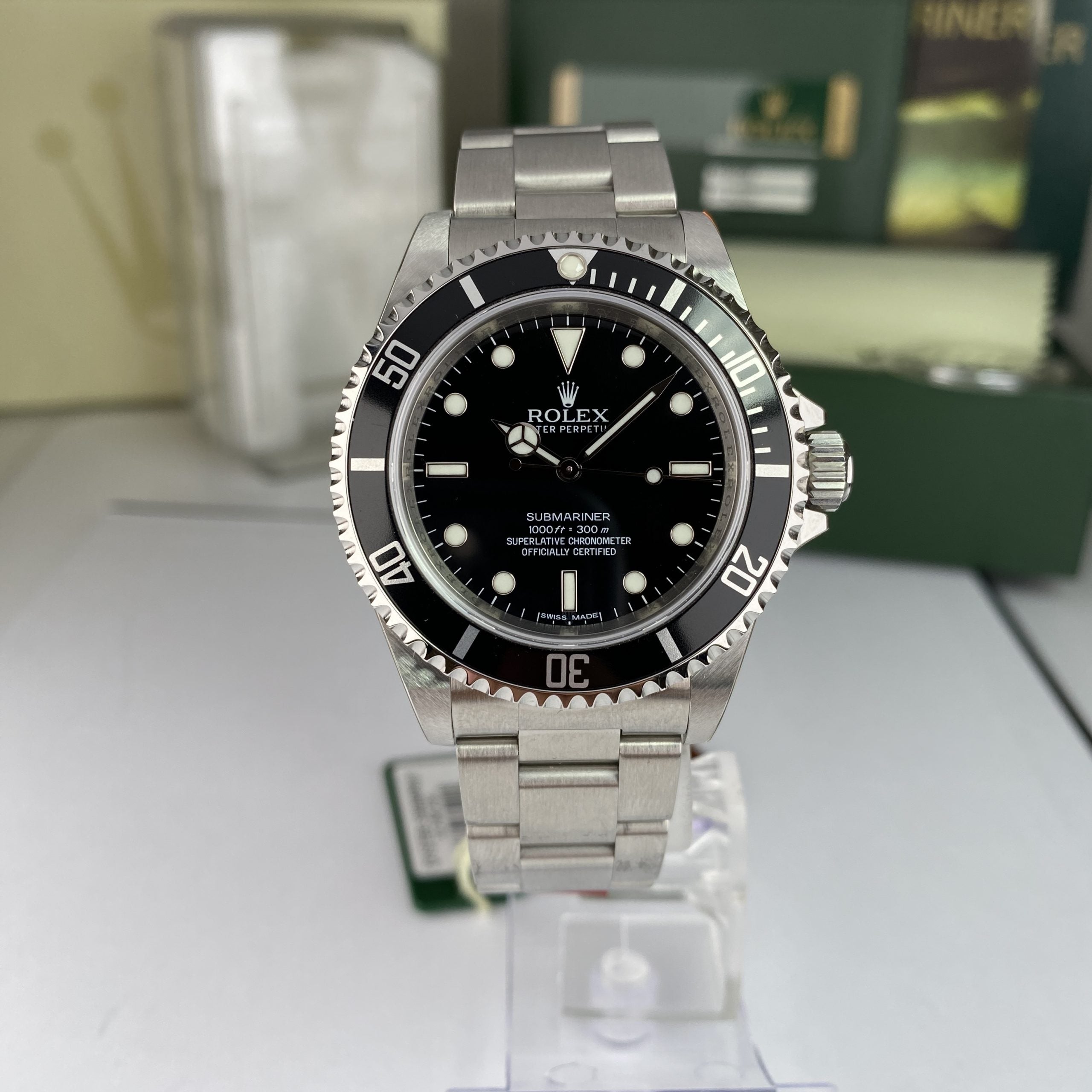 2012 Rolex Submariner 14060M New Old Stock Full Stickers complete set NOS