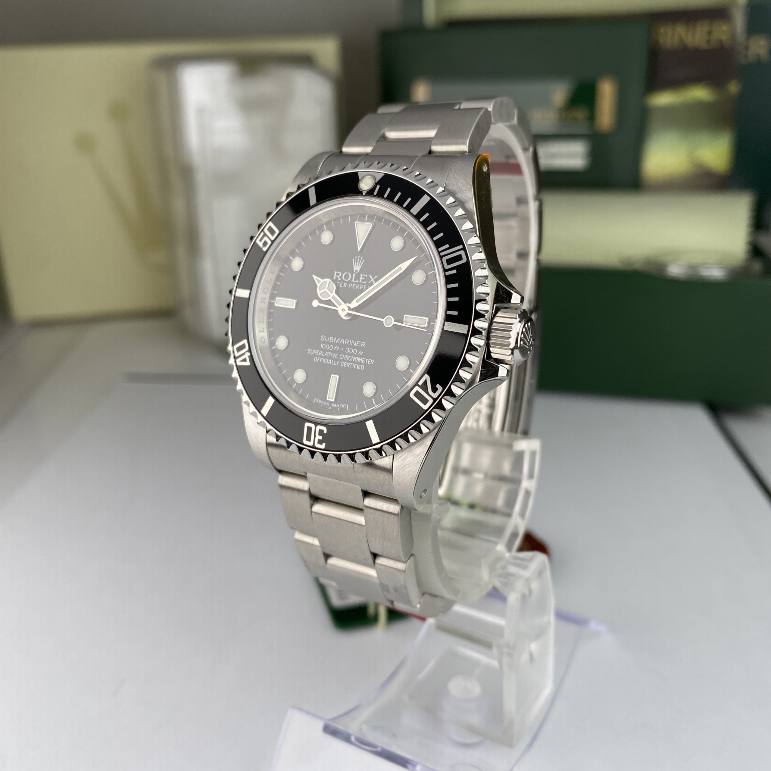2012 Rolex Submariner 14060M New Old Stock Full Stickers complete set NOS