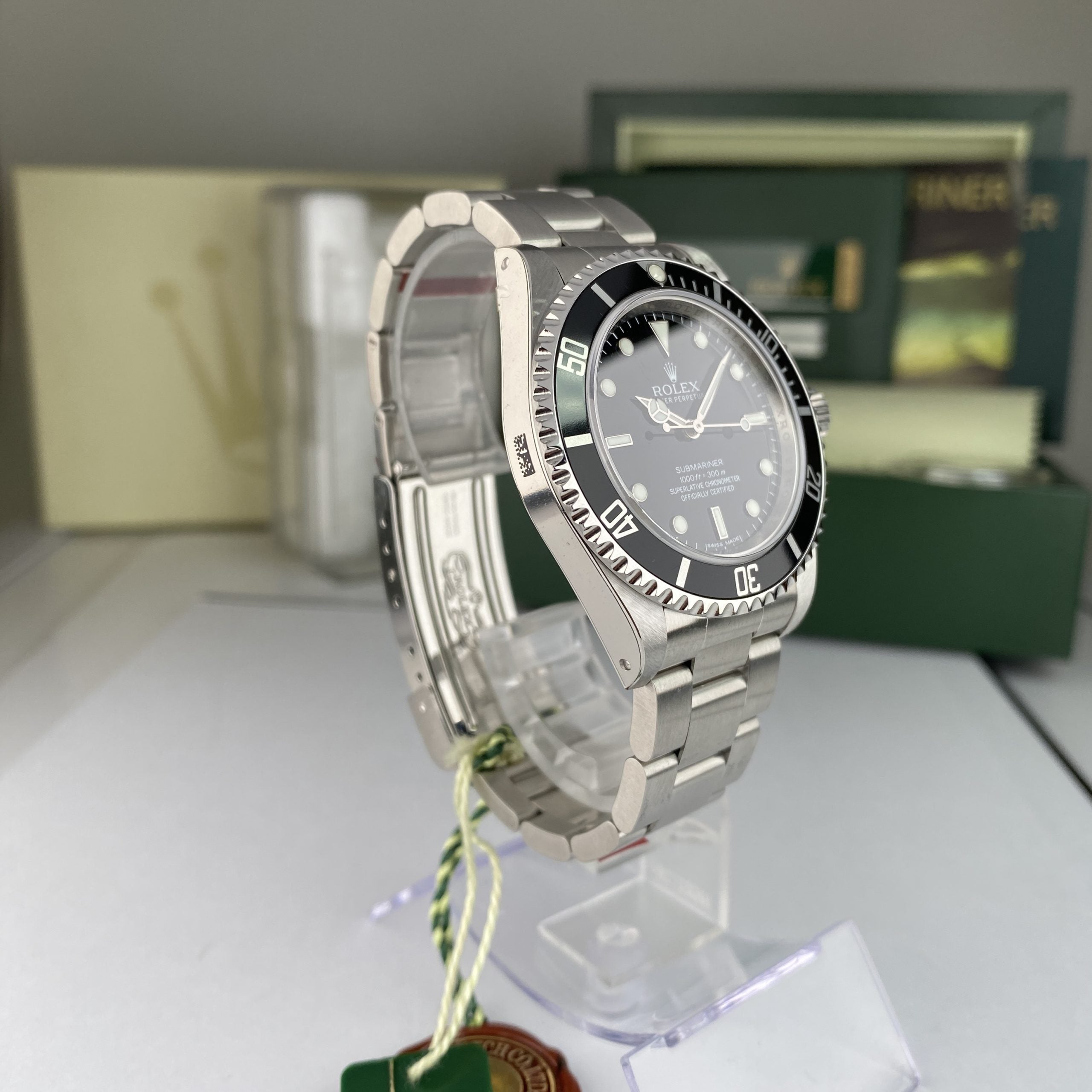 2012 Rolex Submariner 14060M New Old Stock Full Stickers complete set NOS