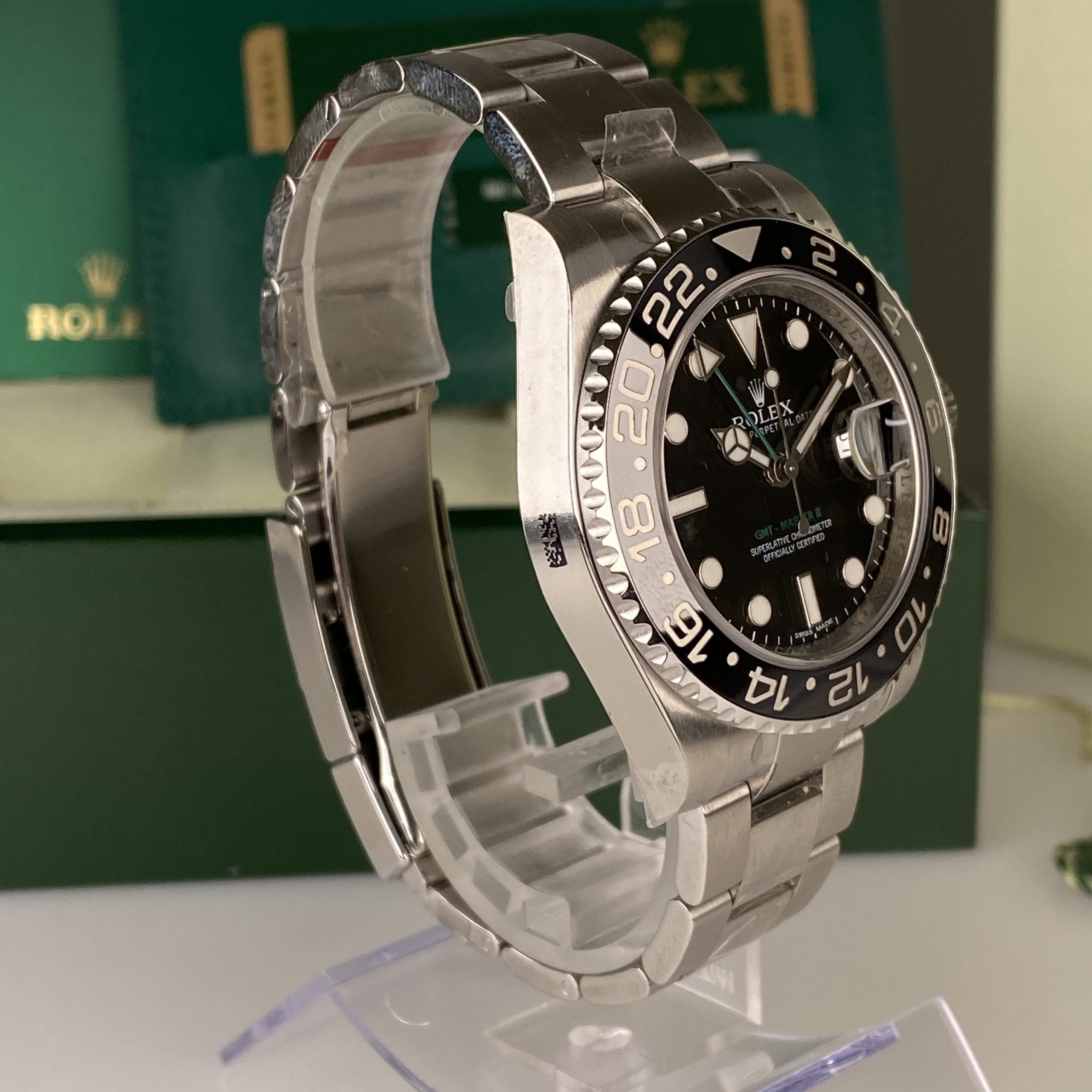 2013 Rolex GMT-Master II 116710LN New Old Stock Full Stickers with Box & Card Complete Discontinued Model