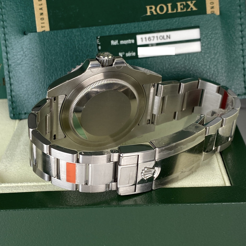 2013 Rolex GMT-Master II 116710LN New Old Stock Full Stickers with Box & Card Complete Discontinued Model