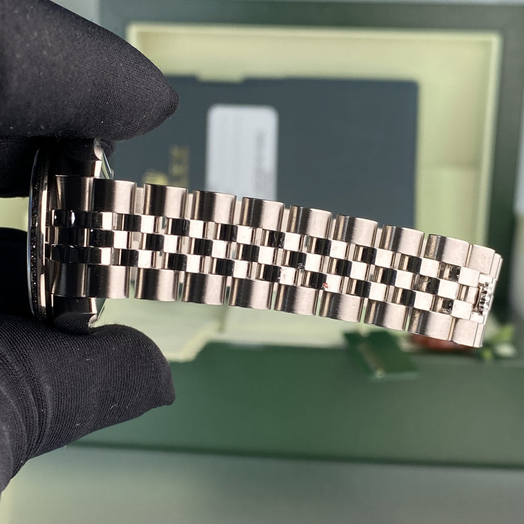 2014 Rolex Datejust 178384 Ladies 31mm Factory Diamond MOP Dial & Bezel with Box & Card
