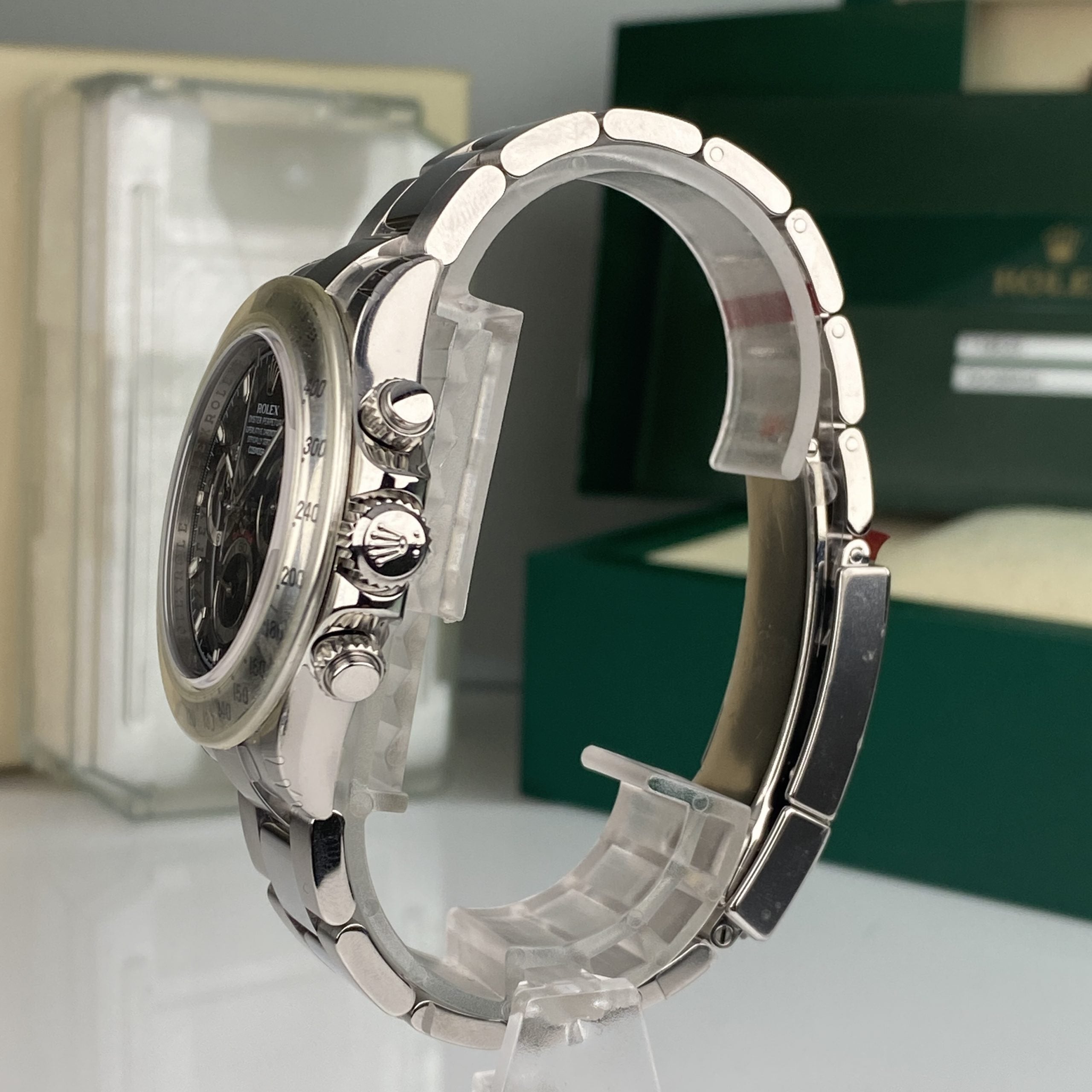 2014 Rolex Daytona 116520 New Old Stock APH Black Dial Random Full Stickers NOS Complete