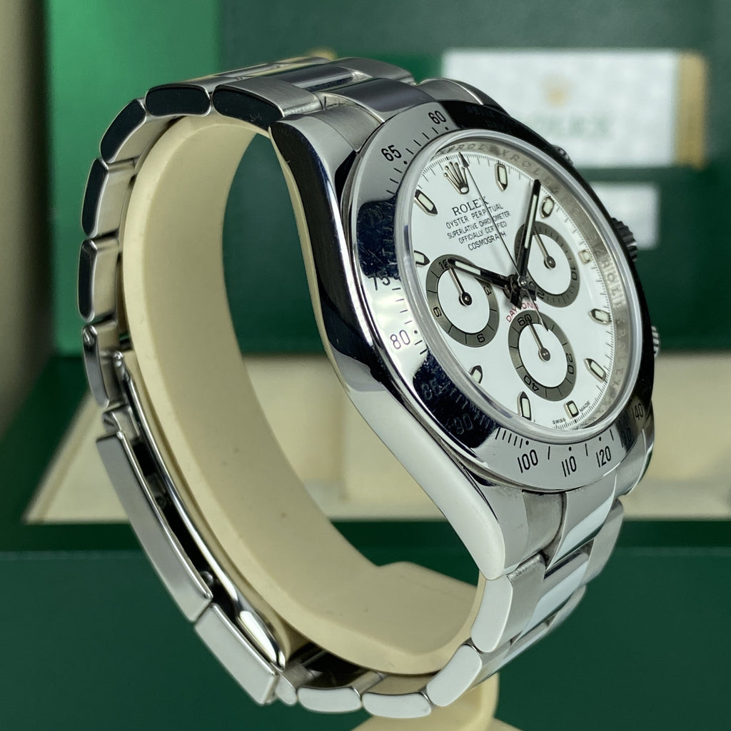 2014 Rolex Daytona 116520 White Dial Full Set Box & papers