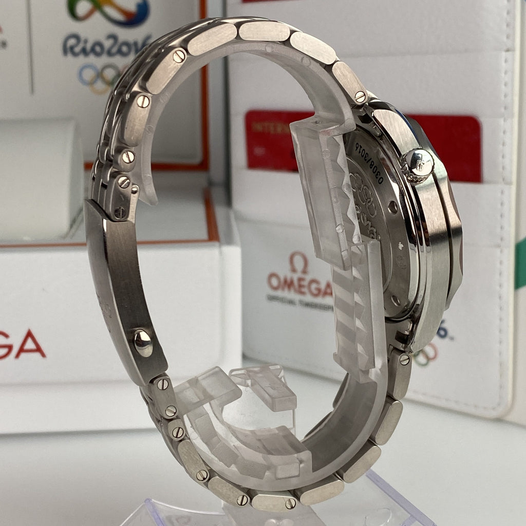 2016 Omega Seamaster Diver 300 Co-axial Olympic Collection Rio Ref.522.30.41.20.01.001 New Old Stock Complete Set Box and Papers