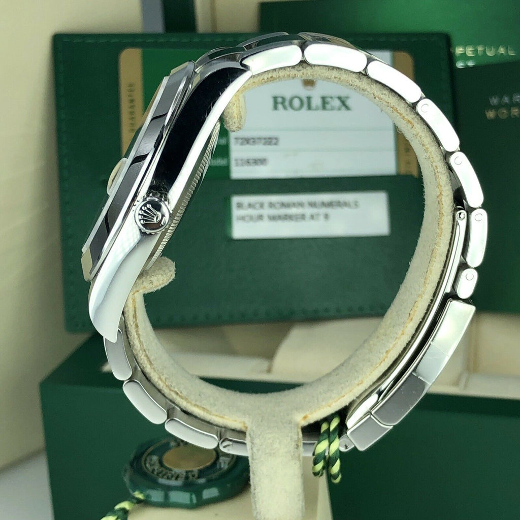 2017 Rolex Datejust II 116300 41mm Gray Roman W Box & Card Mint Condition