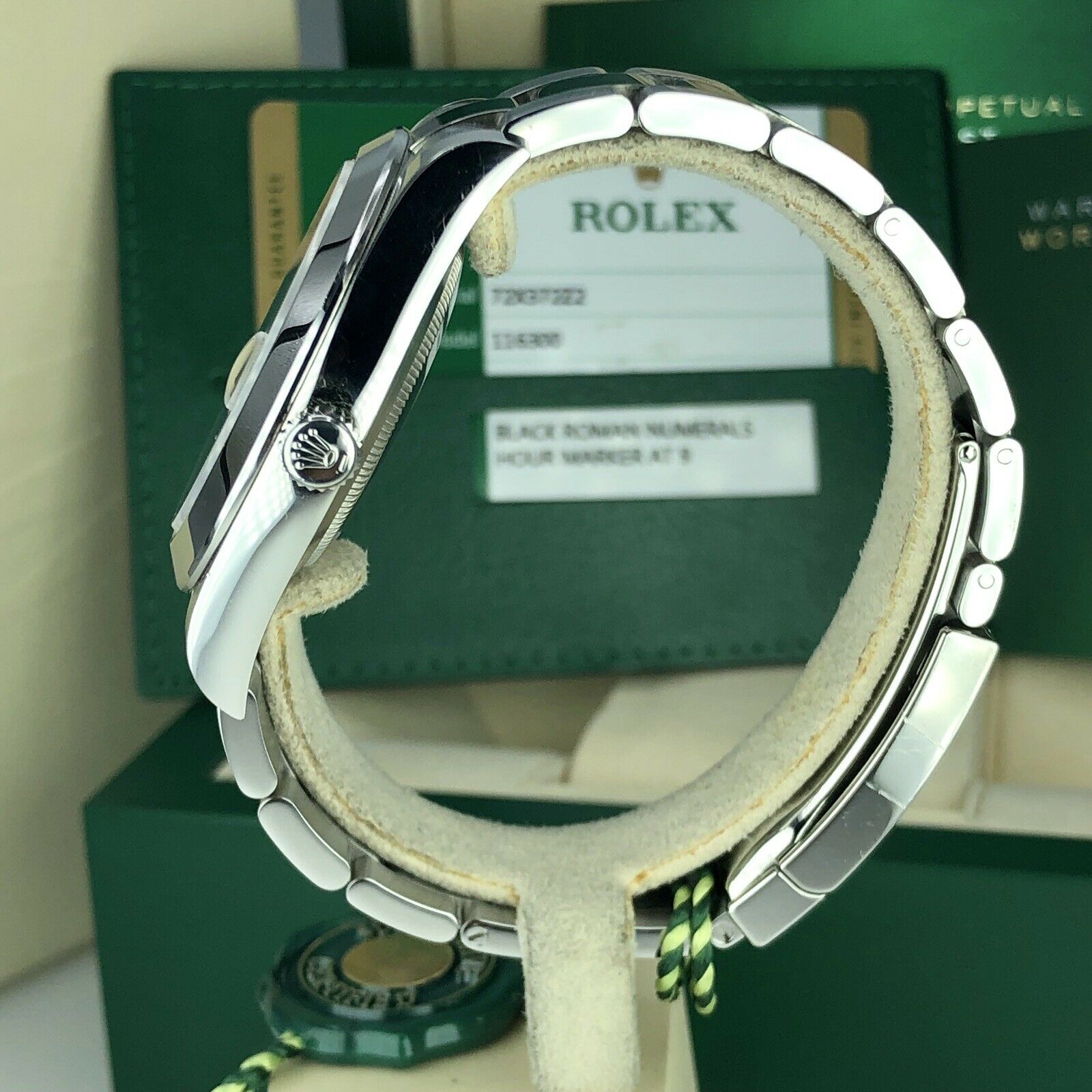 2017 Rolex Datejust II 116300 41mm Gray Roman W Box & Card Mint Condition