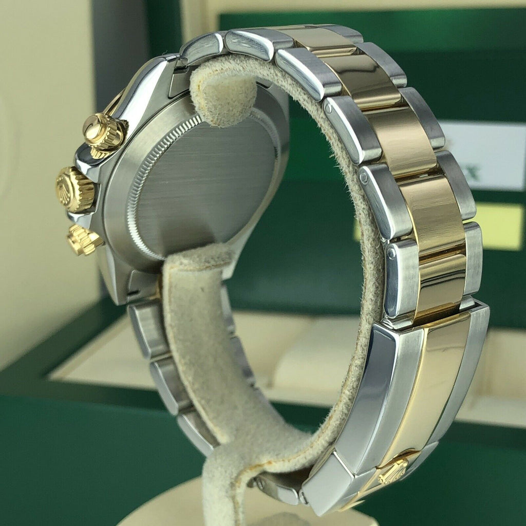 2017 Rolex Daytona 116523 Two Tone Gold Steel With Box & Card Mint Condition