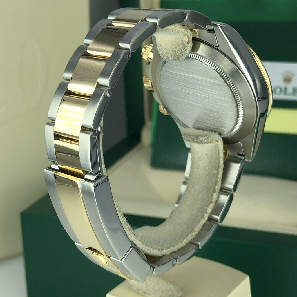 2017 Rolex Daytona 116523 Two Tone Gold Steel With Box & Card Mint Condition