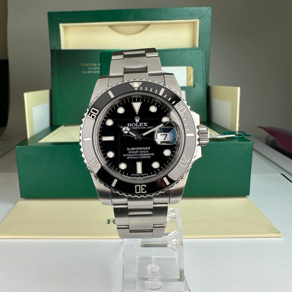 2017 Rolex Submariner 116610LN Ceramic with Box and Card