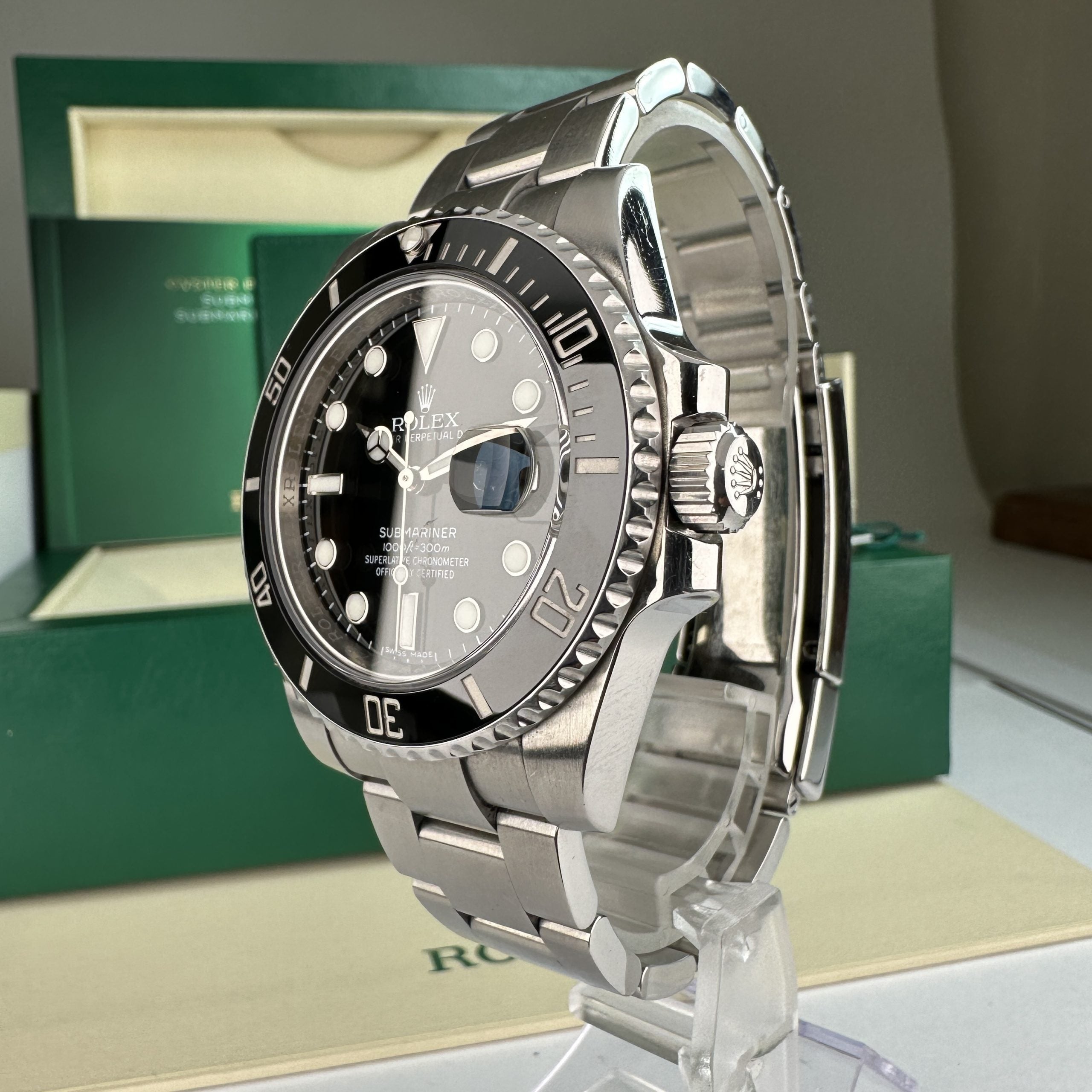 2017 Rolex Submariner 116610LN Ceramic with Box and Card