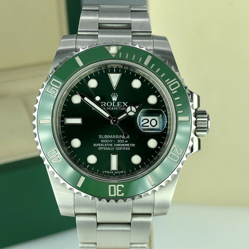 2017 Rolex Submariner 116610LV Hulk With Box Unpolished