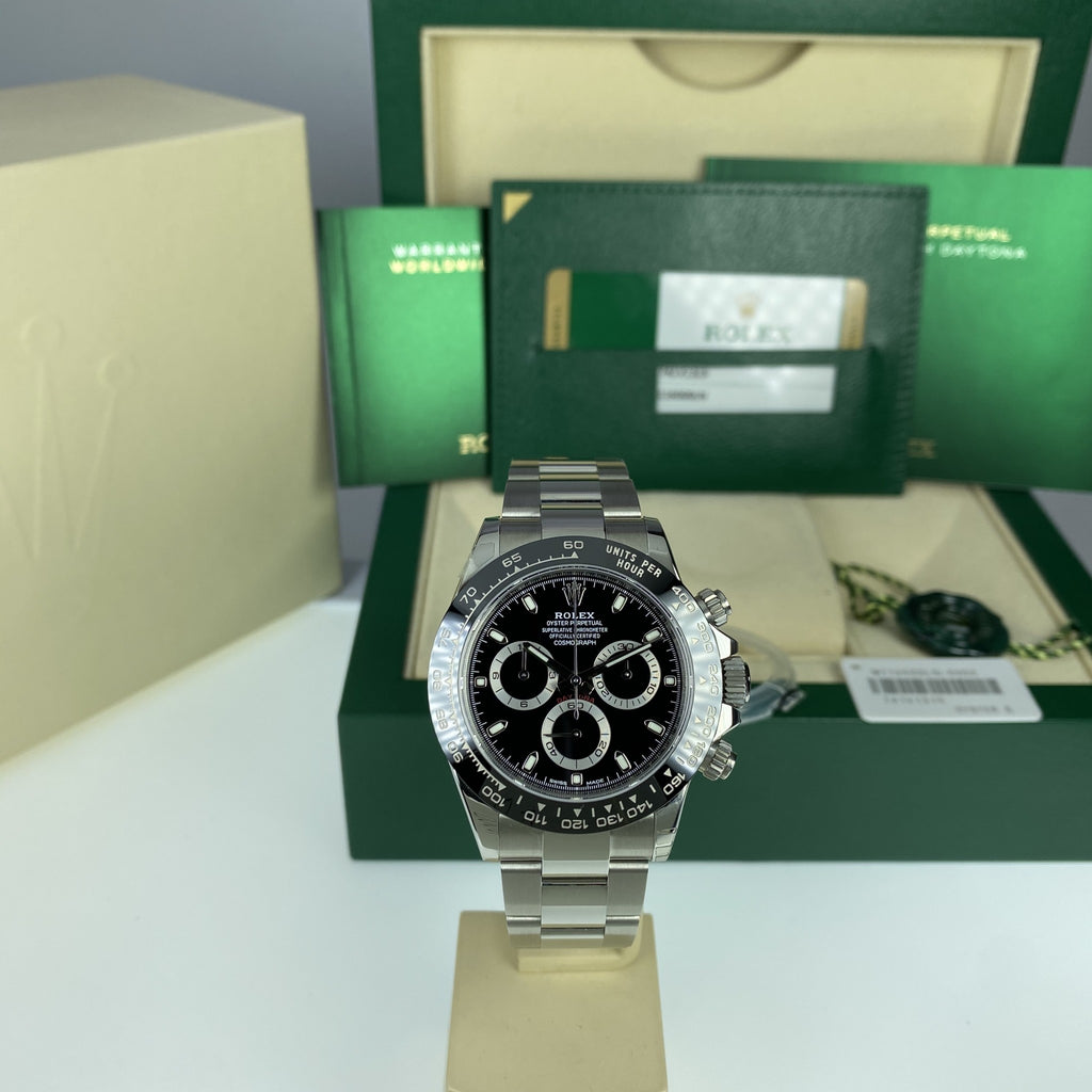 2017 Rolex Daytona 116500LN Black Dial With Box & Card Full Set