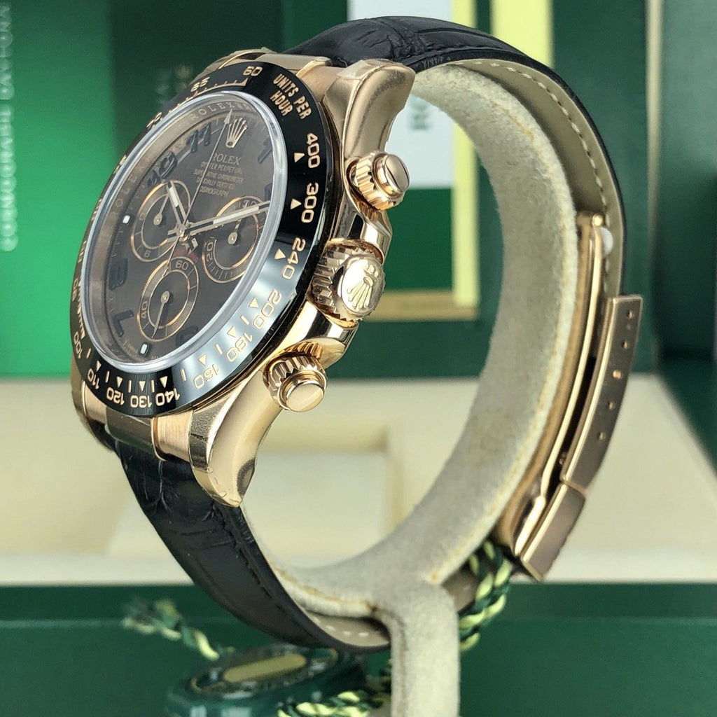 2018 Rolex Daytona 116515LN Ceramic Chocolate Rose Gold Unworn Box Card