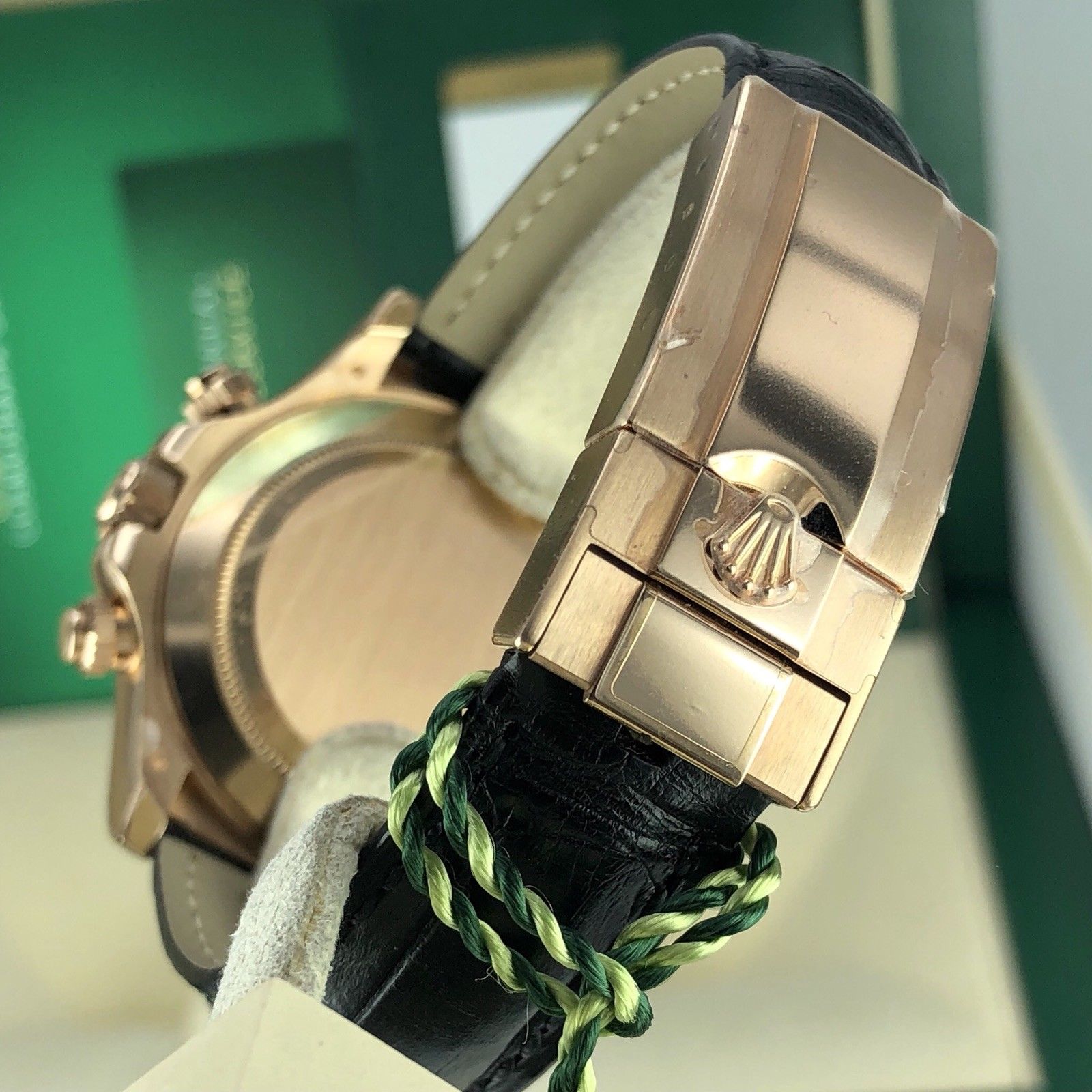 2018 Rolex Daytona 116515LN Ceramic Chocolate Rose Gold Unworn Box Card