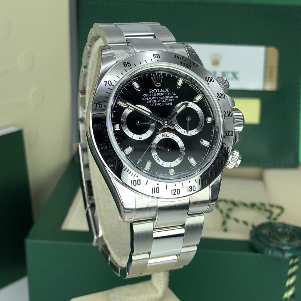 2018 Rolex Daytona 116520 discontinued NOS FULL STICKERS Unworn Box Card