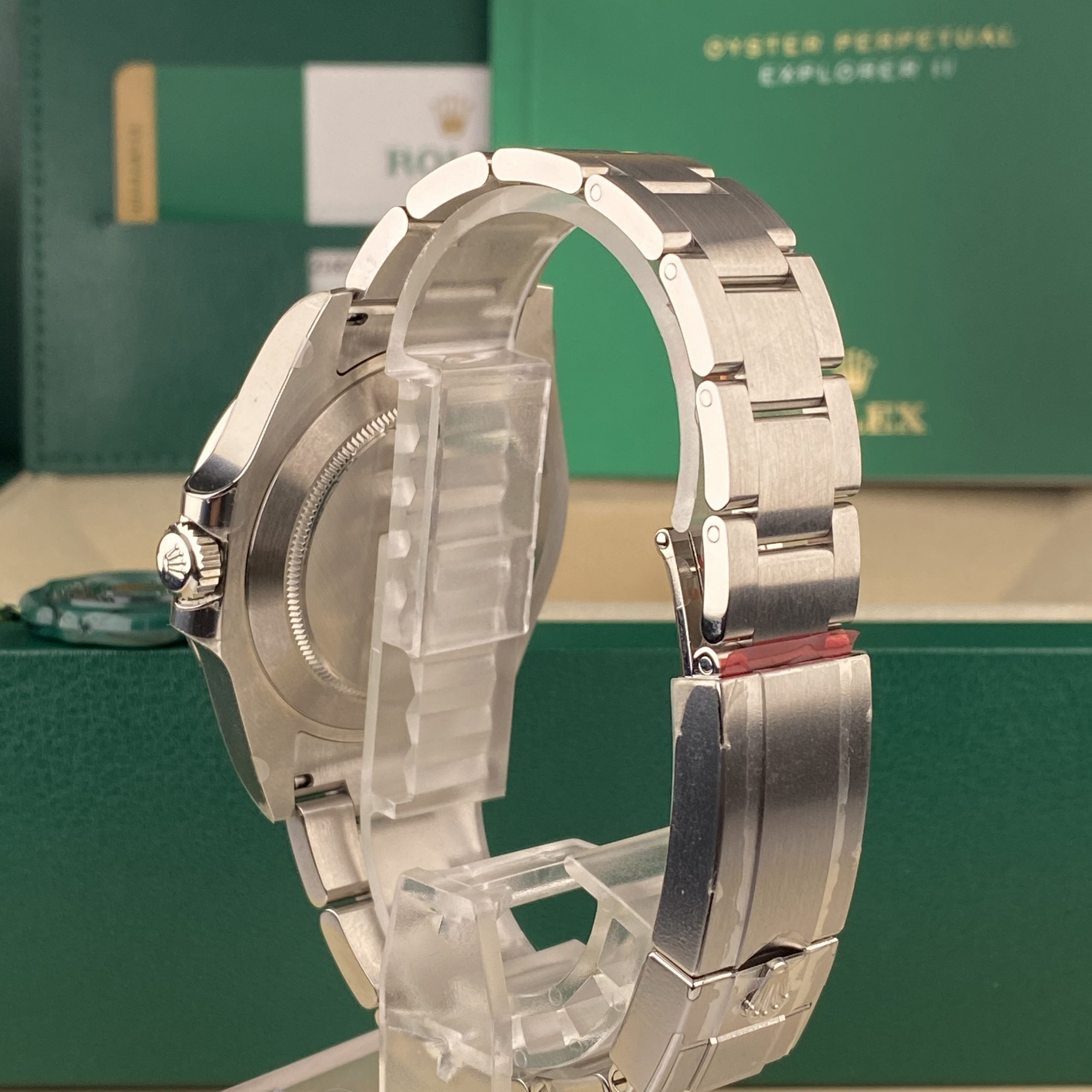 2018 Rolex Explorer II 216570 New Old Stock Full Stickers with Box & Card Complete