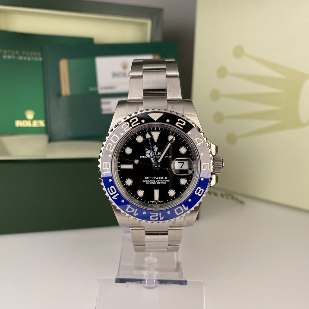 2018 Rolex GMT-Master II 116710BLNR New Old Stock Full Stickers with Box & Card Complete Discontinued Model