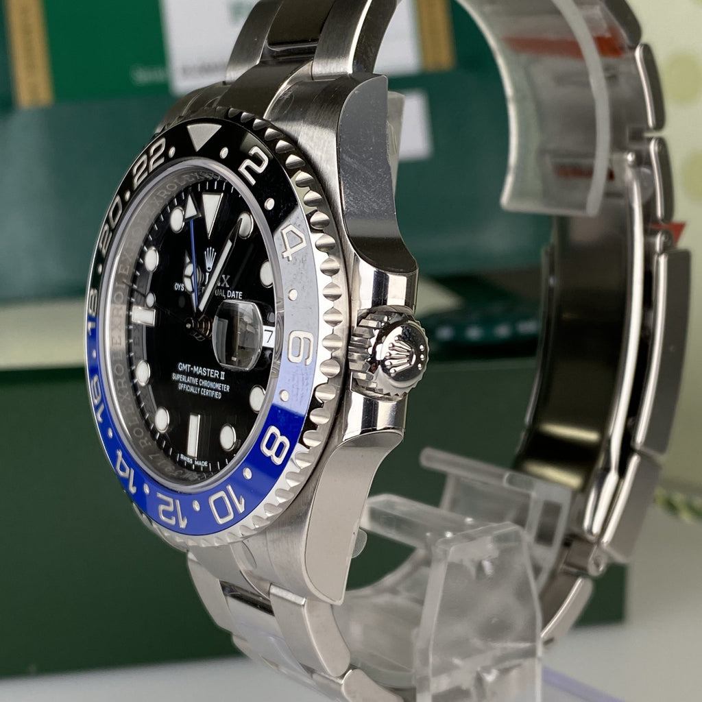 2018 Rolex GMT-Master II 116710BLNR New Old Stock Full Stickers with Box & Card Complete Discontinued Model