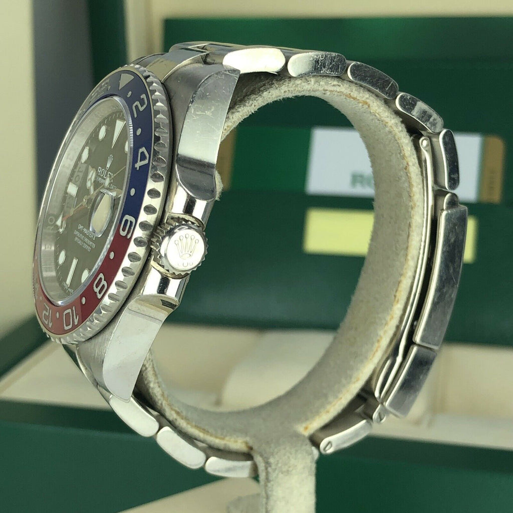 2018 Rolex GMT Master II 116719 BLRO With Box And Card Unpolished Black Dial
