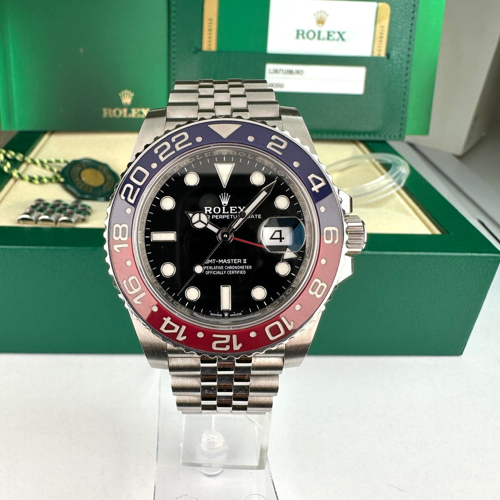 2018 Rolex GMT-Master II 126710BLRO Pepsi First Year Production with Box and Card