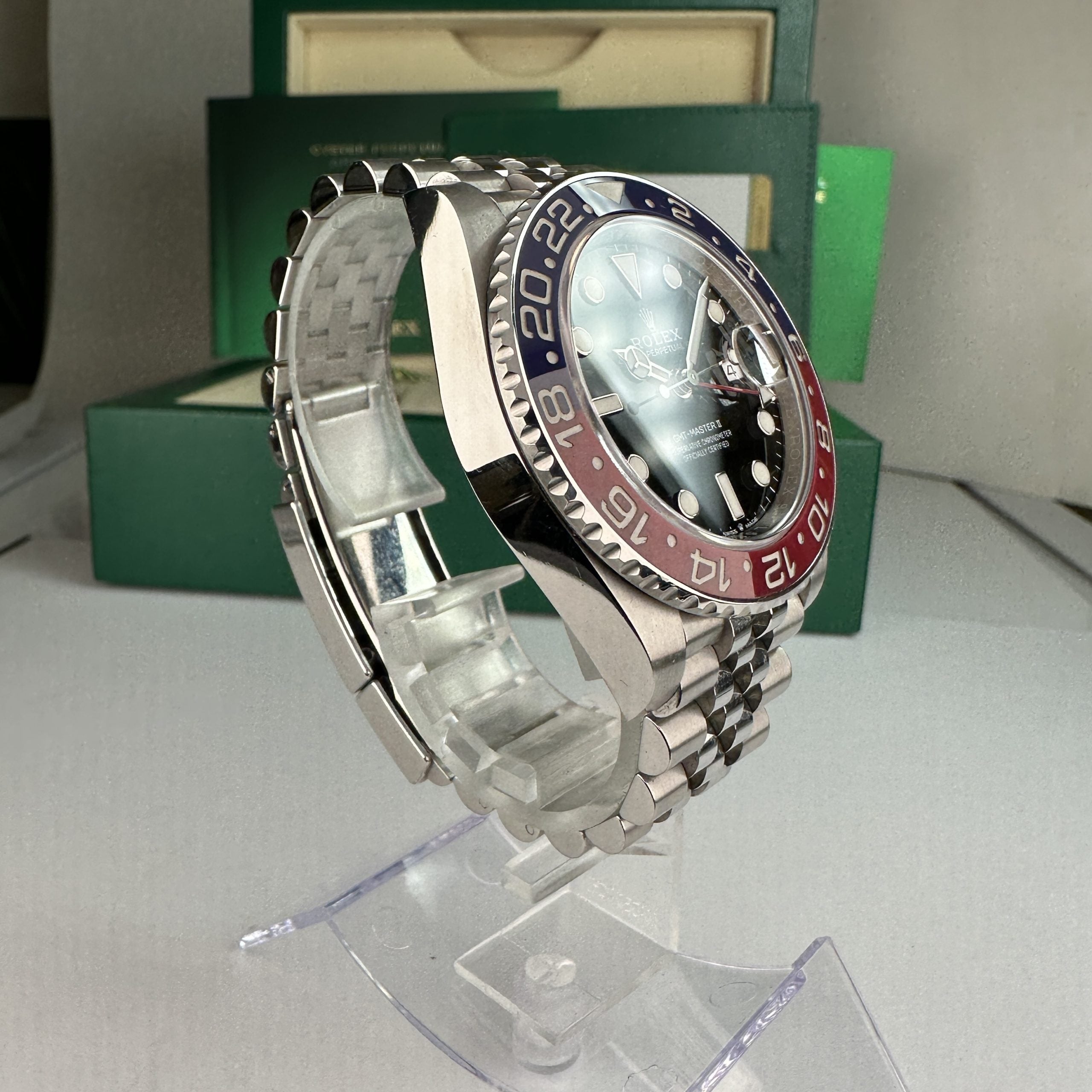 2018 Rolex GMT-Master II 126710BLRO Pepsi First Year Production with Box and Card