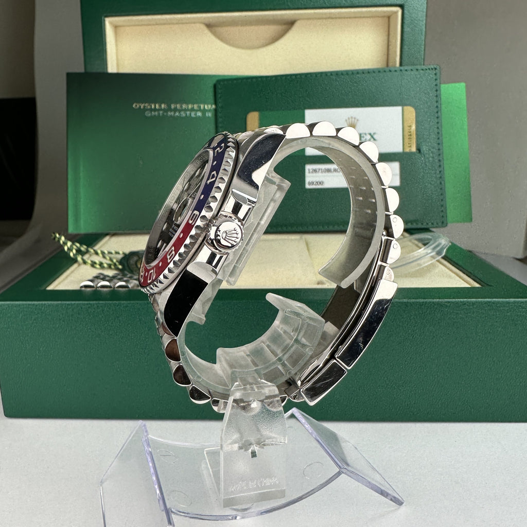 2018 Rolex GMT-Master II 126710BLRO Pepsi First Year Production with Box and Card