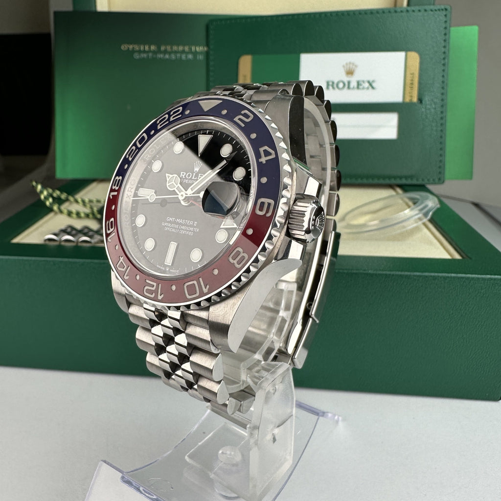2018 Rolex GMT-Master II 126710BLRO Pepsi First Year Production with Box and Card
