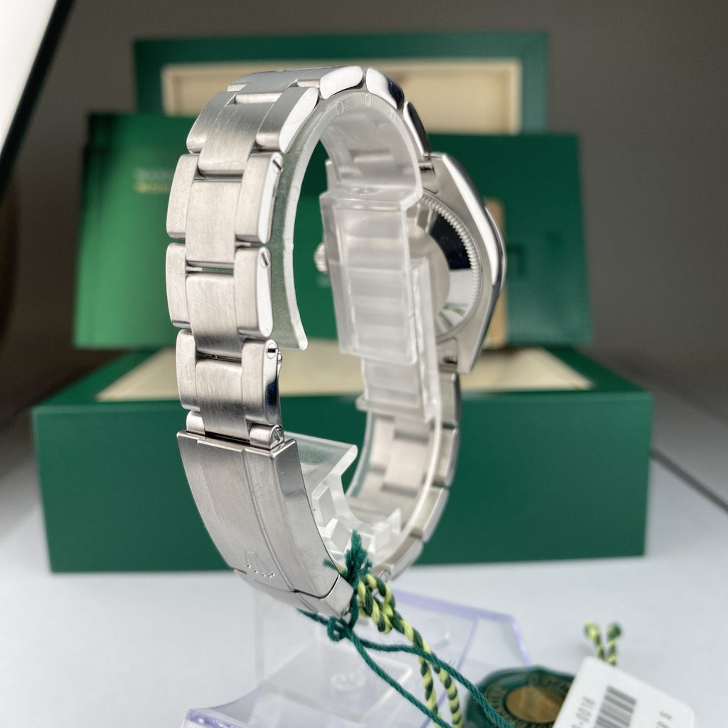 2018 Rolex Oyster Perpetual 177200 Midsize Dark Gray Roman Dial with Box and Card