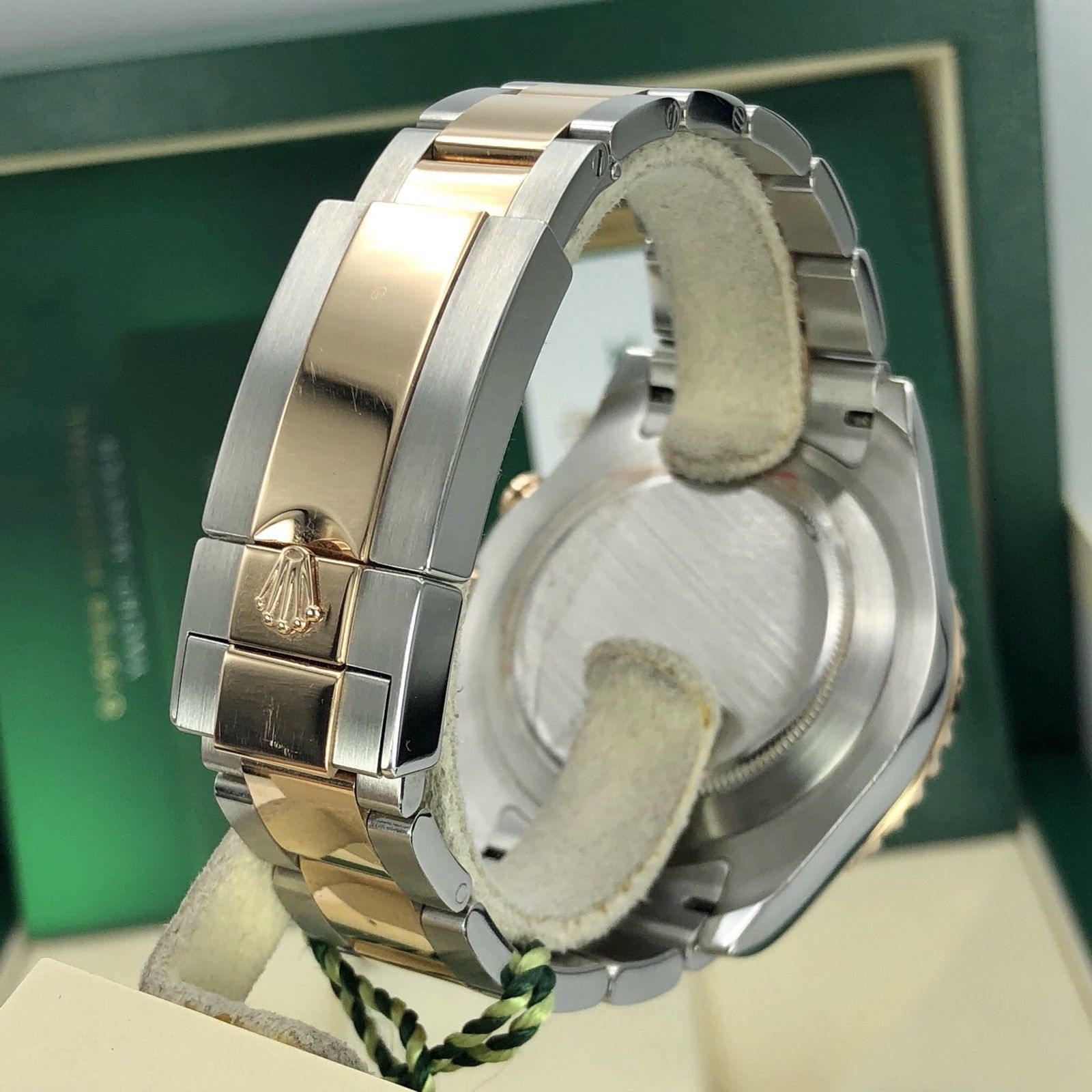 2018 Rolex Yacht-Master II 116681 Mint Condition Steel Rose Box Card