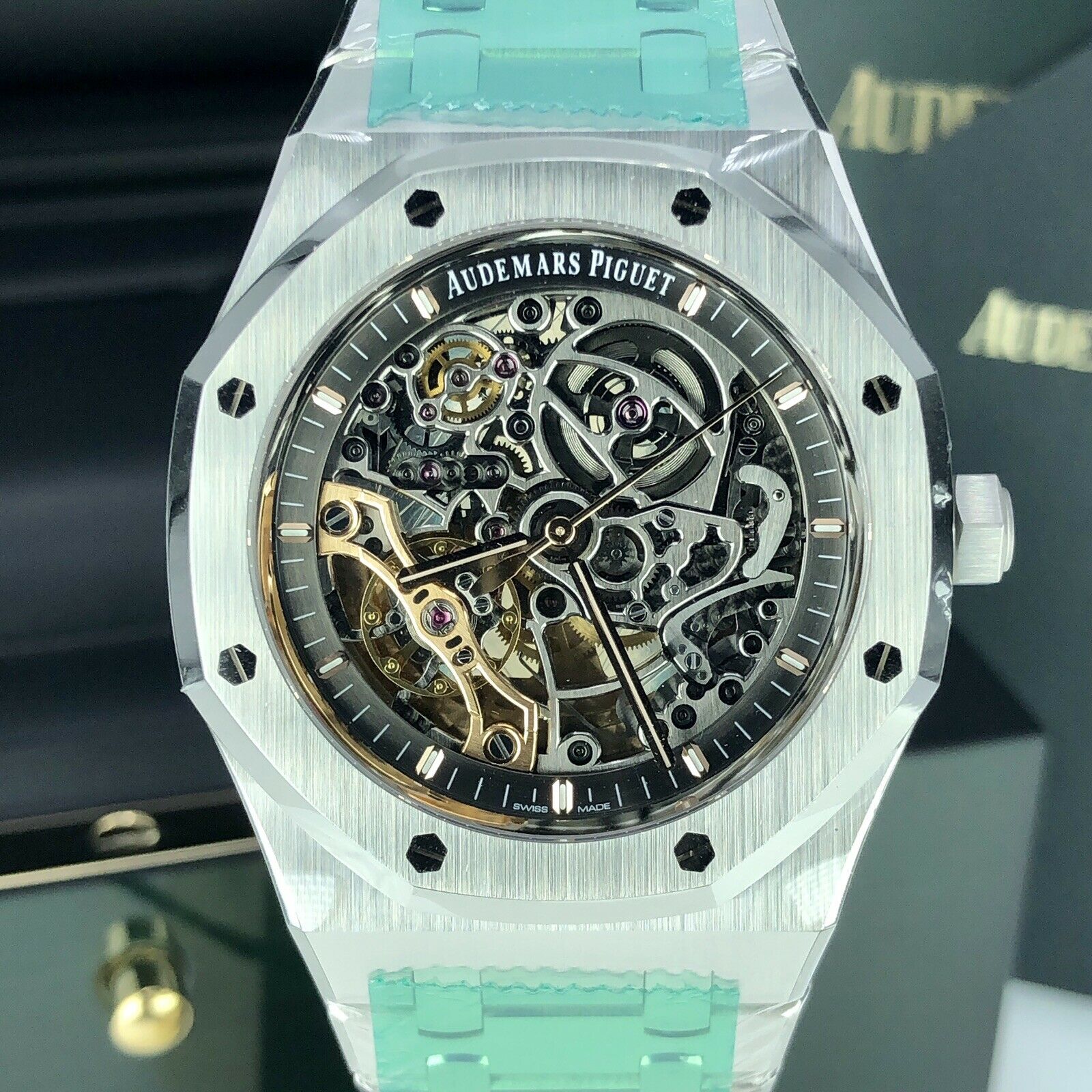 2019 Audemars Piguet Royal Oak Openworked 41mm 15407ST.OO.1220ST.01 Unworn