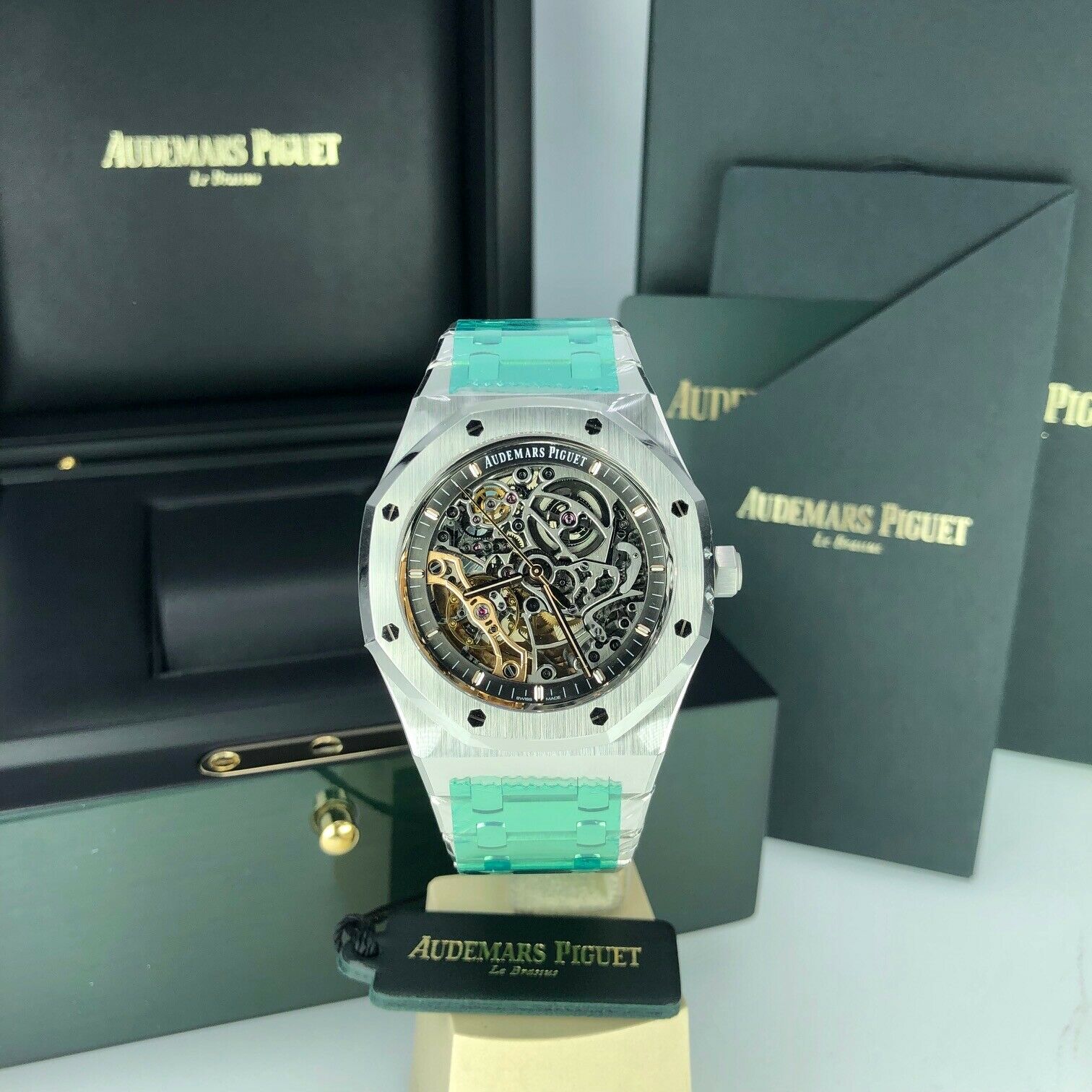 2019 Audemars Piguet Royal Oak Openworked 41mm 15407ST.OO.1220ST.01 Unworn
