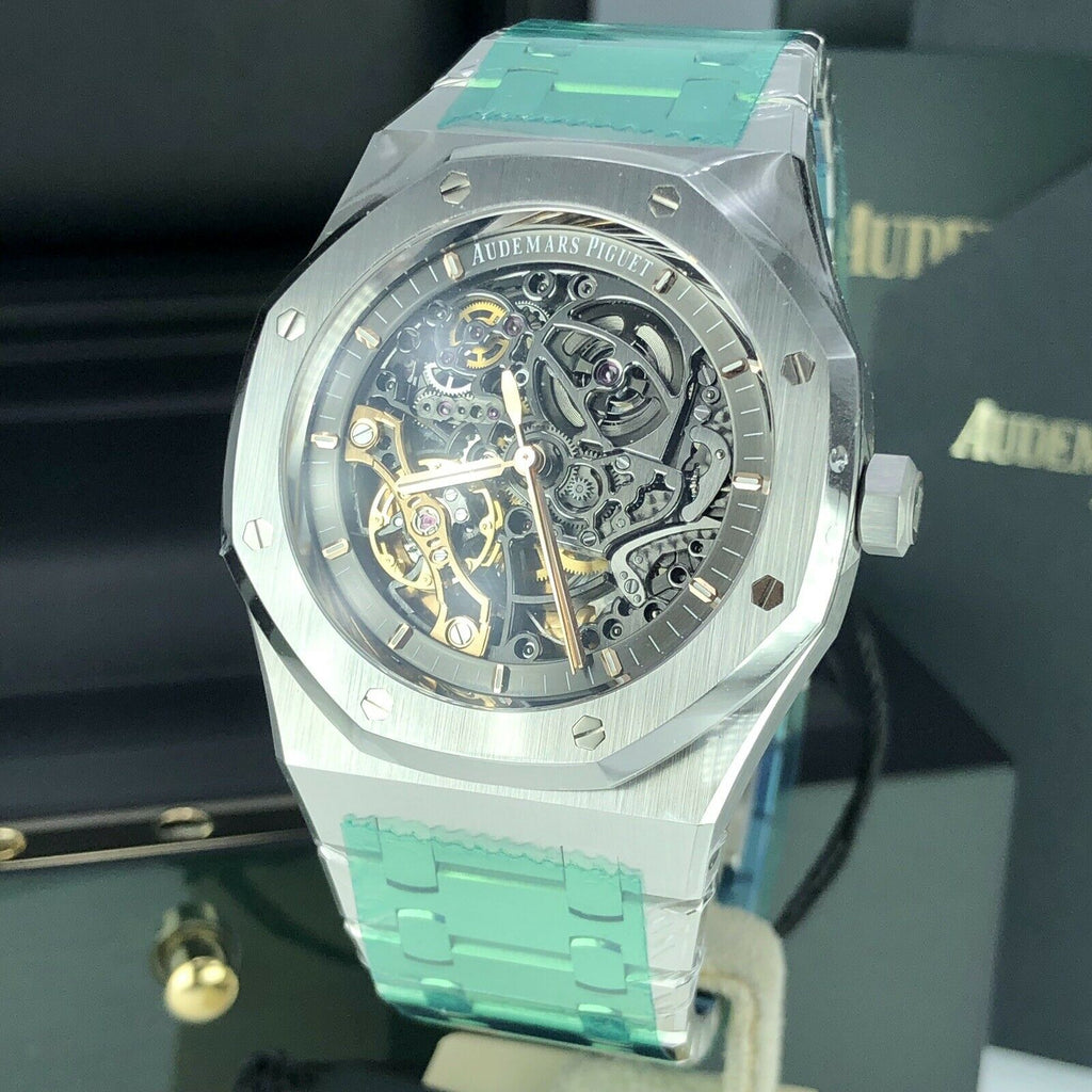 2019 Audemars Piguet Royal Oak Openworked 41mm 15407ST.OO.1220ST.01 Unworn