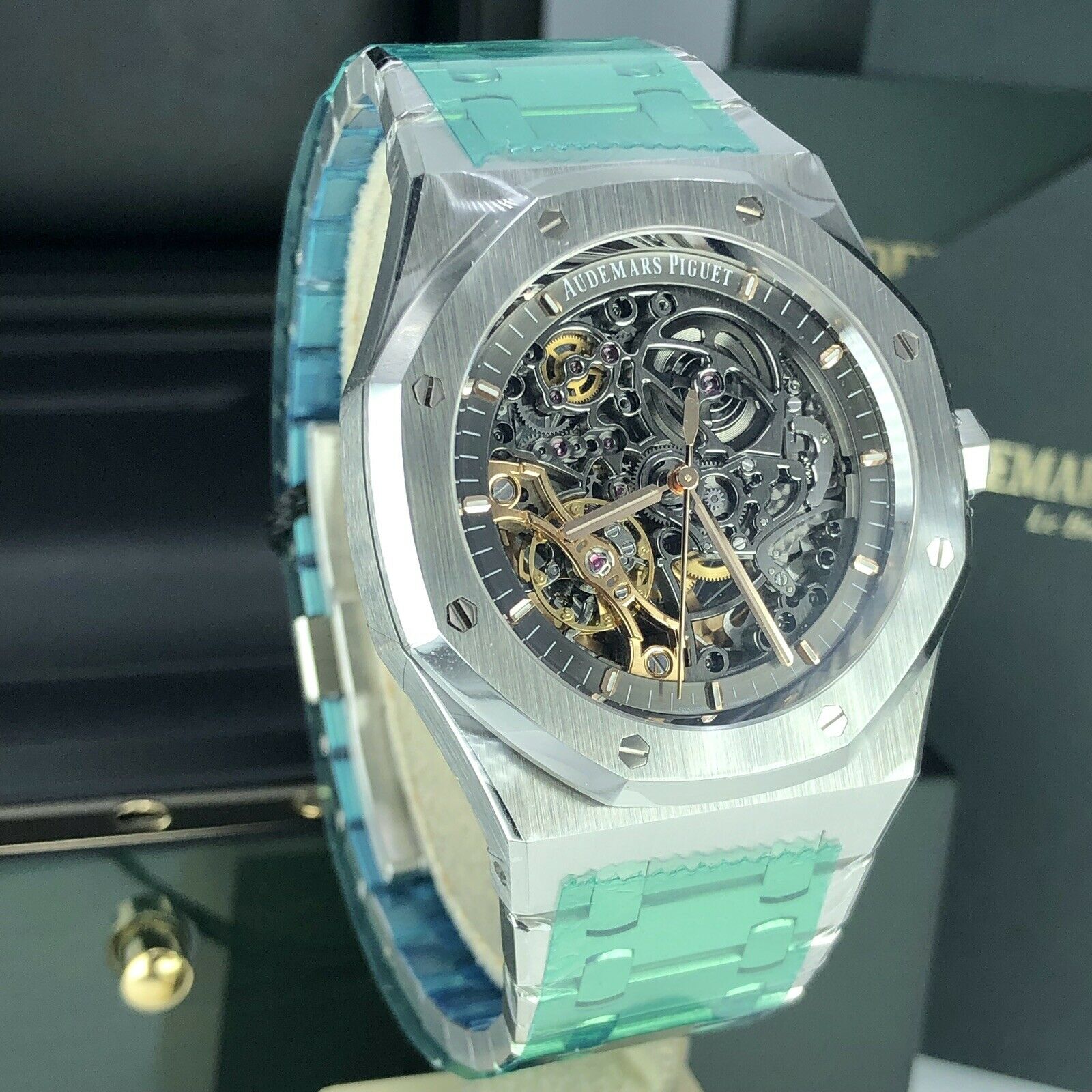 2019 Audemars Piguet Royal Oak Openworked 41mm 15407ST.OO.1220ST.01 Unworn