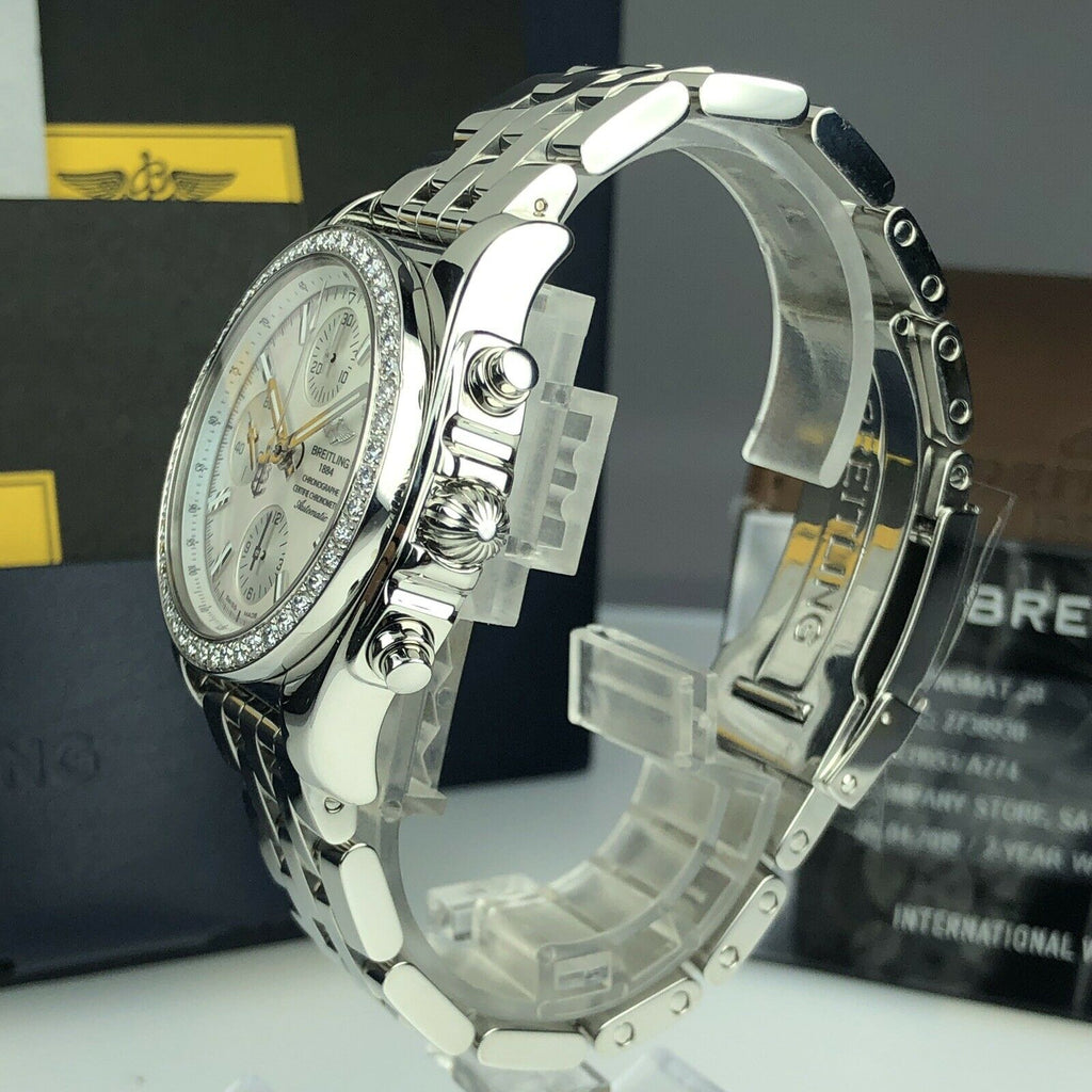 2019 Breitling Chronomat A1331053/A774 Mother Of Pearl Dial Unworn Retail 9,900$