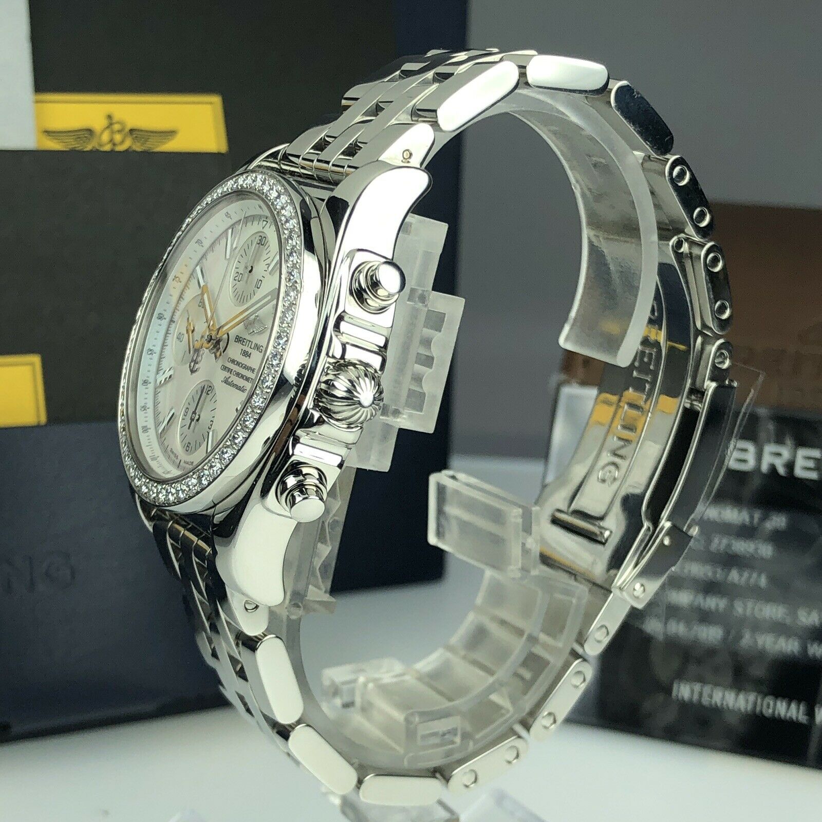 2019 Breitling Chronomat A1331053/A774 Mother Of Pearl Dial Unworn Retail 9,900$